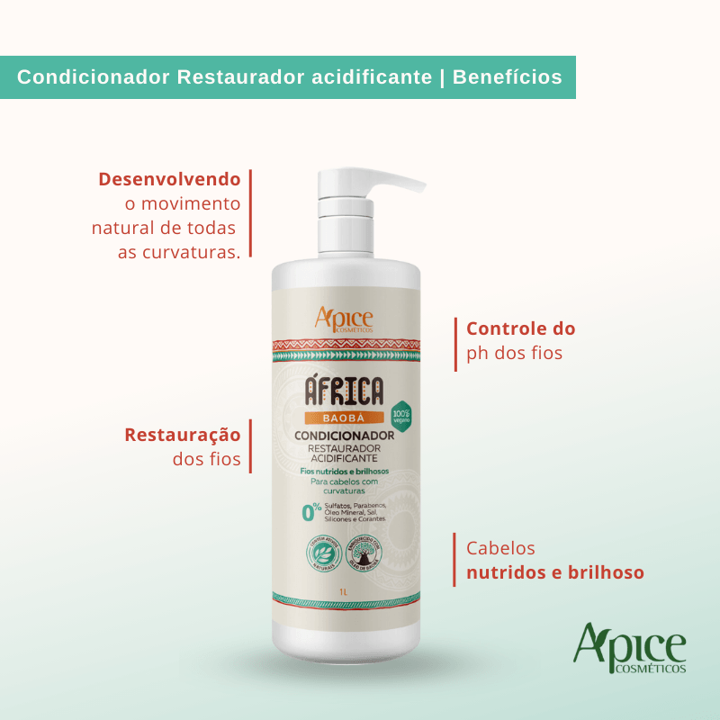 Condicionador África Baobá Restaurador 1000 ml