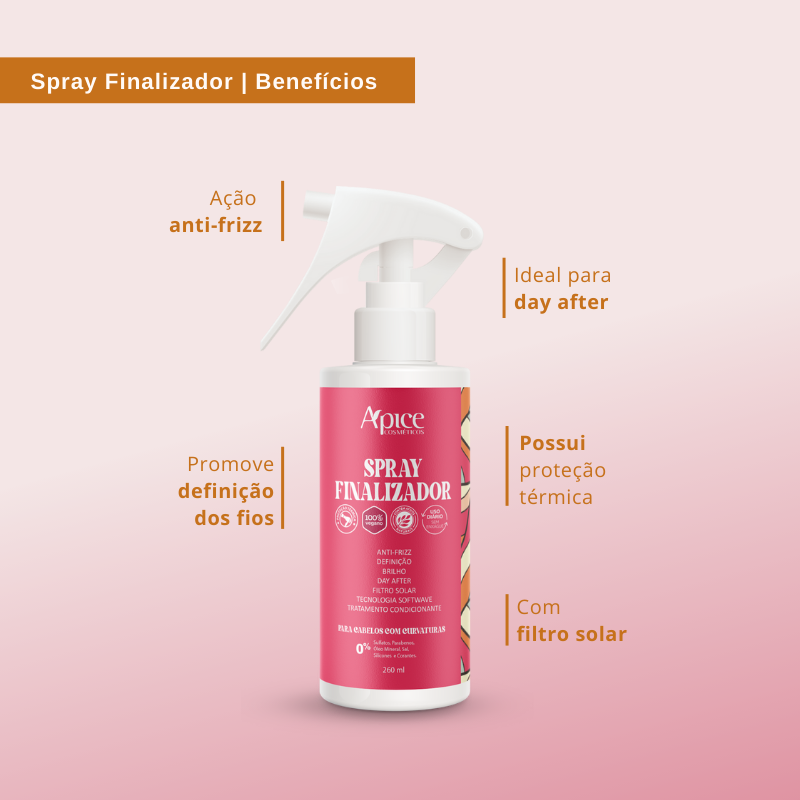 Kitão África Baobá - Shampoo, Condicionador, Creme de Pentear e Spray Finalizador (4 ITENS)