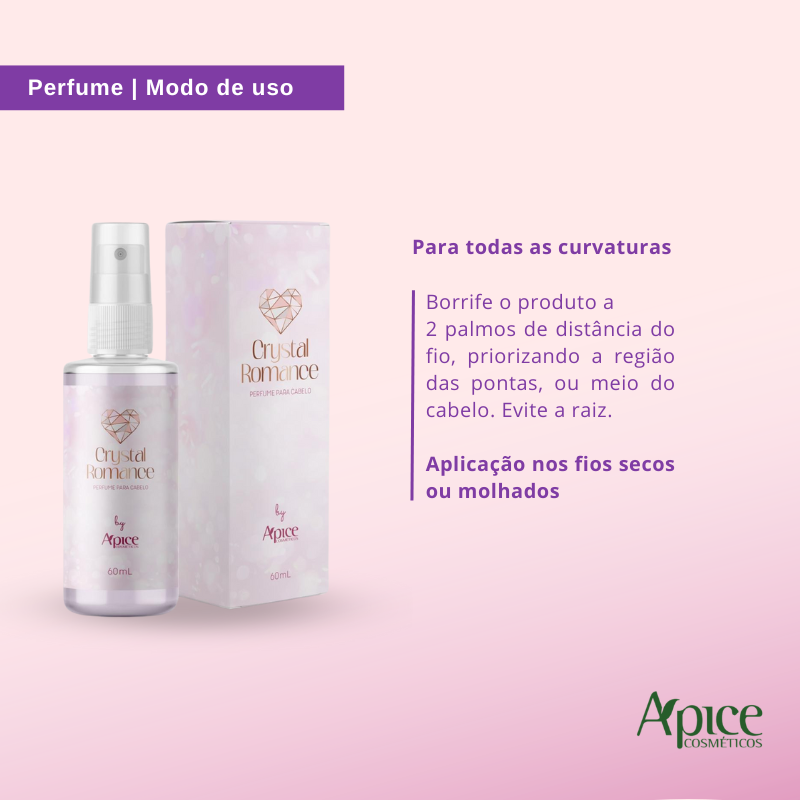 Perfume Capilar Crystal Romance 60 ml