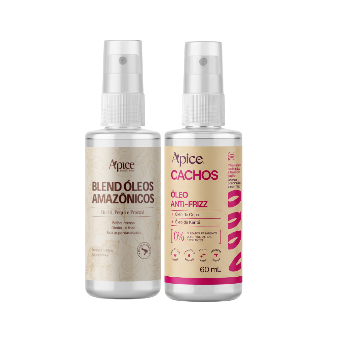 Kit Dupla Óleos - Blend Amazônico e Cachos
