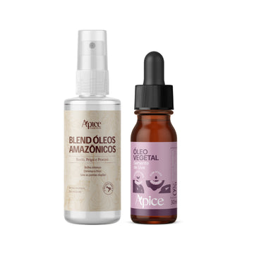 Kit Dupla Óleos - Blend Amazônico e Óleo de Uva