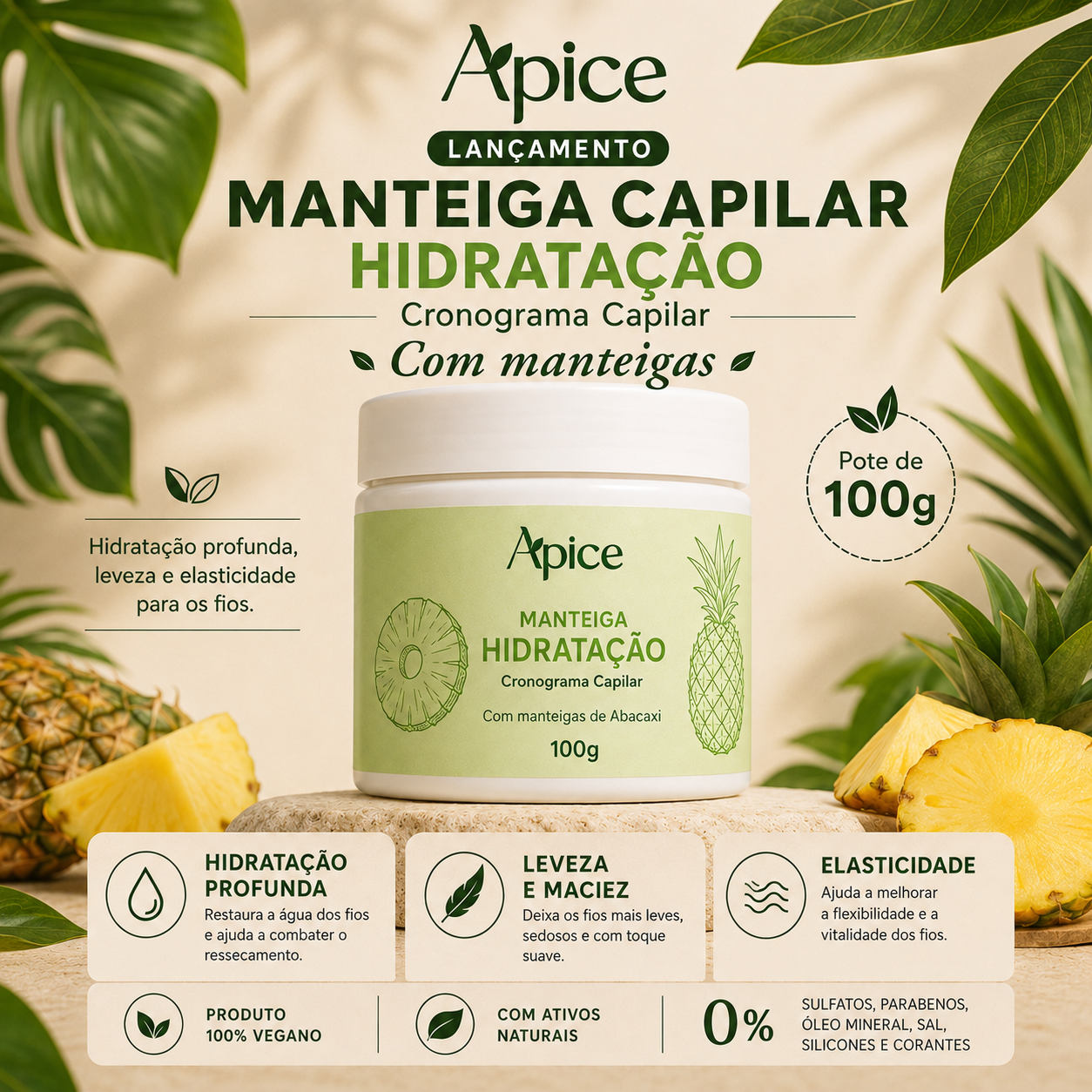 Cronograma Capilar com Manteigas