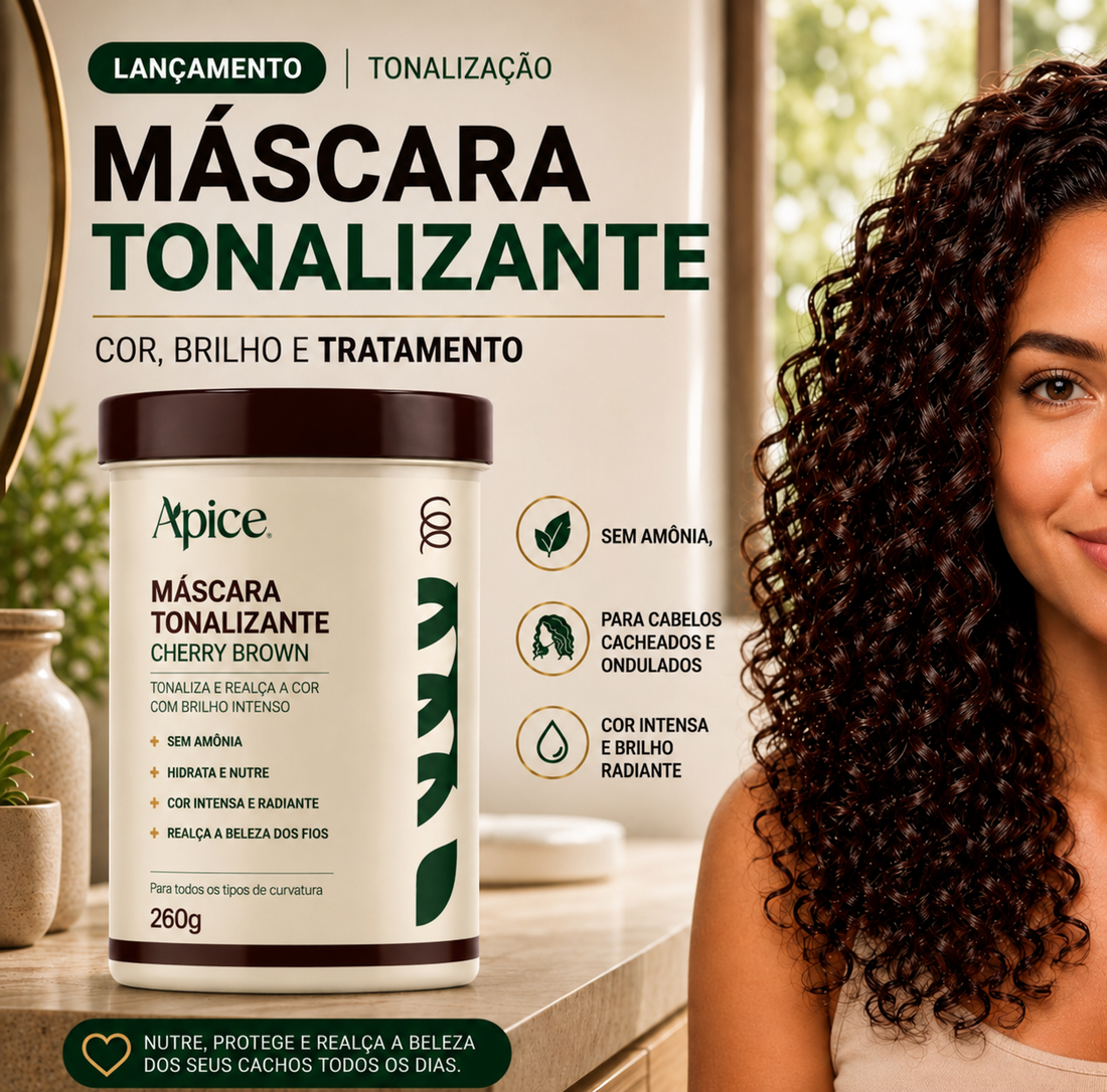 Máscara Tonalizante - Cherry Brown