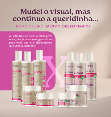 Máscara Cachos Hidratante Nutritiva 300g - Tratamento Condicionante