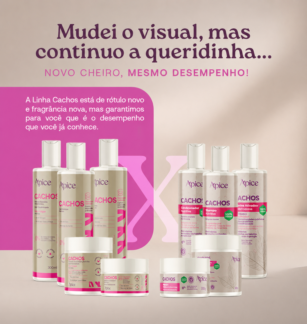 Kit Cachos - Shampoo, Condicionador, Máscara e Ativador (4 ITENS)