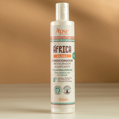 Kit África Baobá - Shampoo, Condicionador, Máscara e Creme de Pentear (4 ITENS)