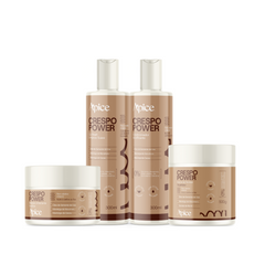 Kit Crespo Power - Co Wash, Condicionador, Máscara e Creme de Pentear (4 ITENS)