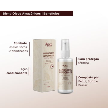 Kit Day After Crespo - Blend Óleos Amazônicos, Gelatina e Mousse