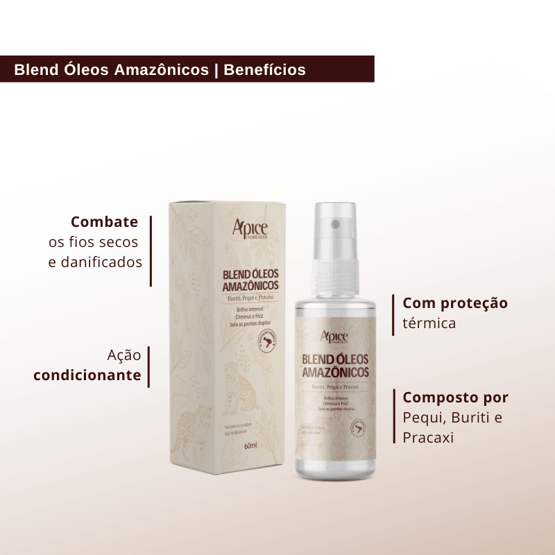 Kit Day After Crespo - Blend Óleos Amazônicos, Gelatina e Mousse