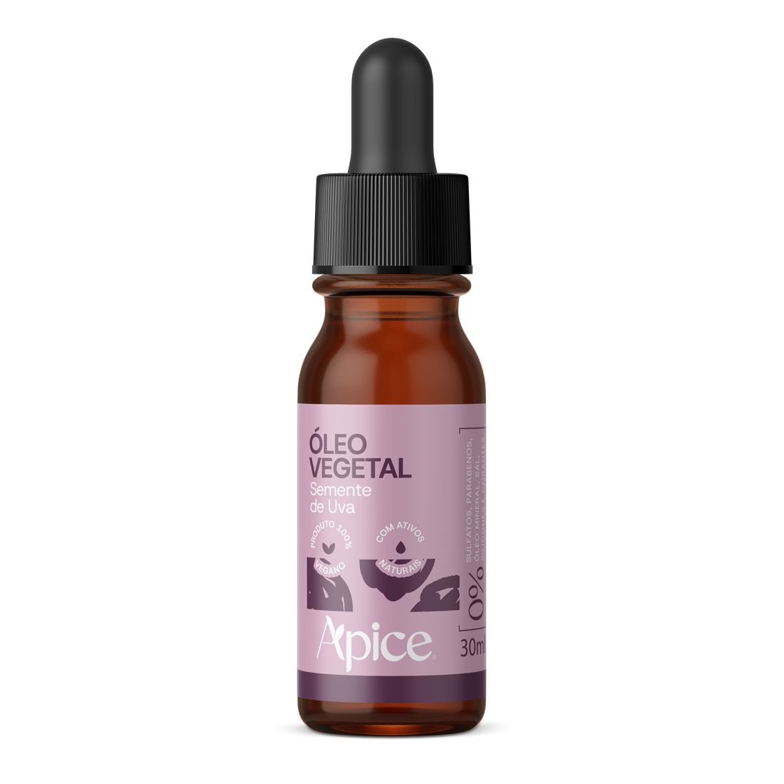 Óleo Vegetal de Semente de Uva 30 ml