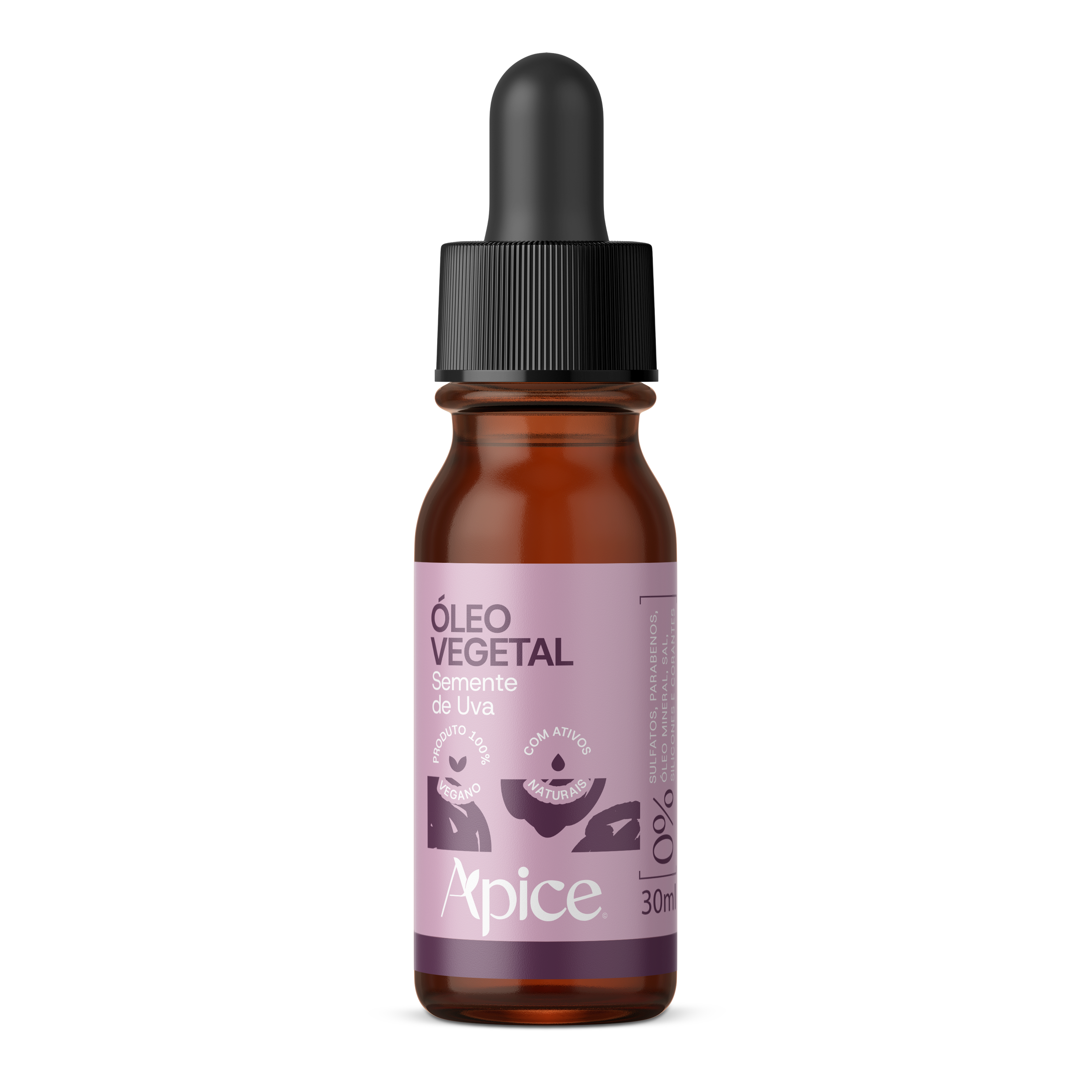 Óleo Vegetal de Semente de Uva 30 ml