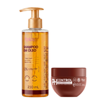 KIT BRILHO INTACTO - Shampoo em Óleo e Máscara Ph Control