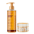 KIT NUTRI WAVES BRILHO - Shampoo em óleo e Máscara Nutri Waves
