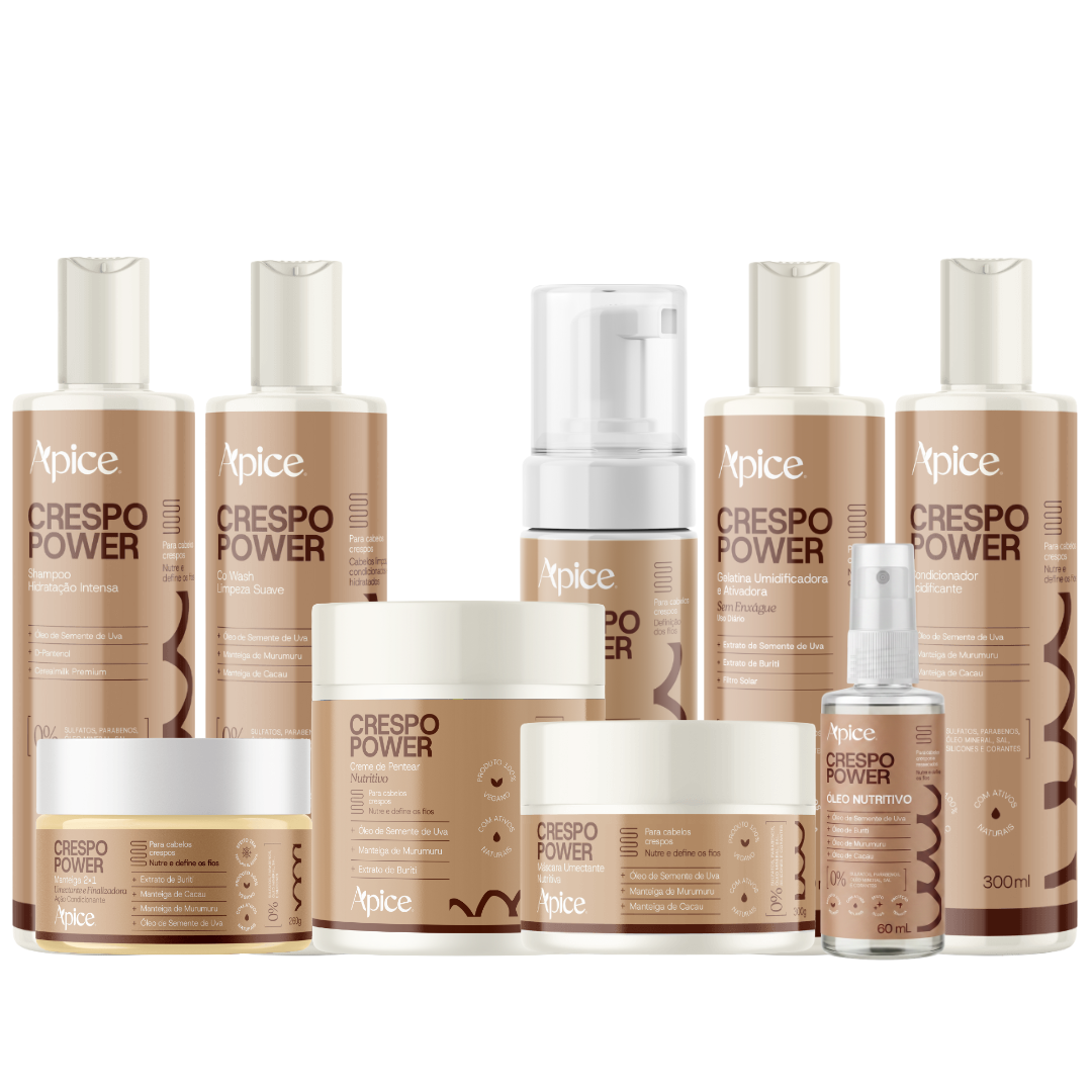 Kit Crespo Power Completo 8 itens + Óleo