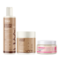 Kit Crespo Power Frizz Zero – Hair Balm, Gelatina e Creme de Pentear