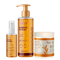 Kit Glass Ondas - Shampoo em Óleo, Óleo Árabe e Creme de Pentear Nutri Waves