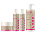 Kit Cachos - Shampoo, Gelatina, Máscara e Ativador (4 ITENS)