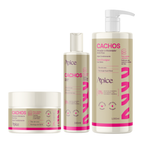 Kit Cachos Finalizadores - Mousse, Ativador e Gelatina (3 itens)