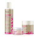 Kit Cachos Frizz Zero – Hair Balm, Gelatina e Ativador