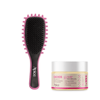 Kit Hidratação Cachos - Escova Rosa e Manteiga