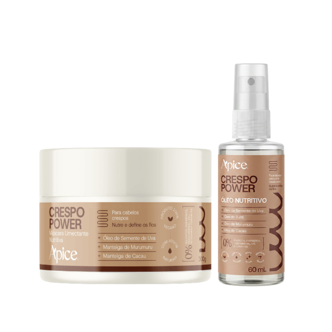 Kit Dupla Crespo Power - Máscara 300g e Óleo