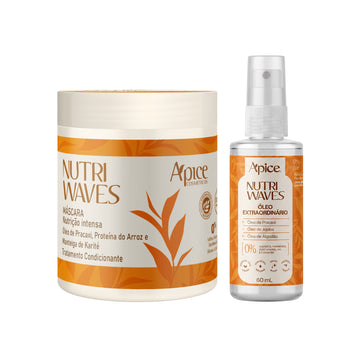 Kit Dupla Nutri Waves - Máscara 500g e Óleo