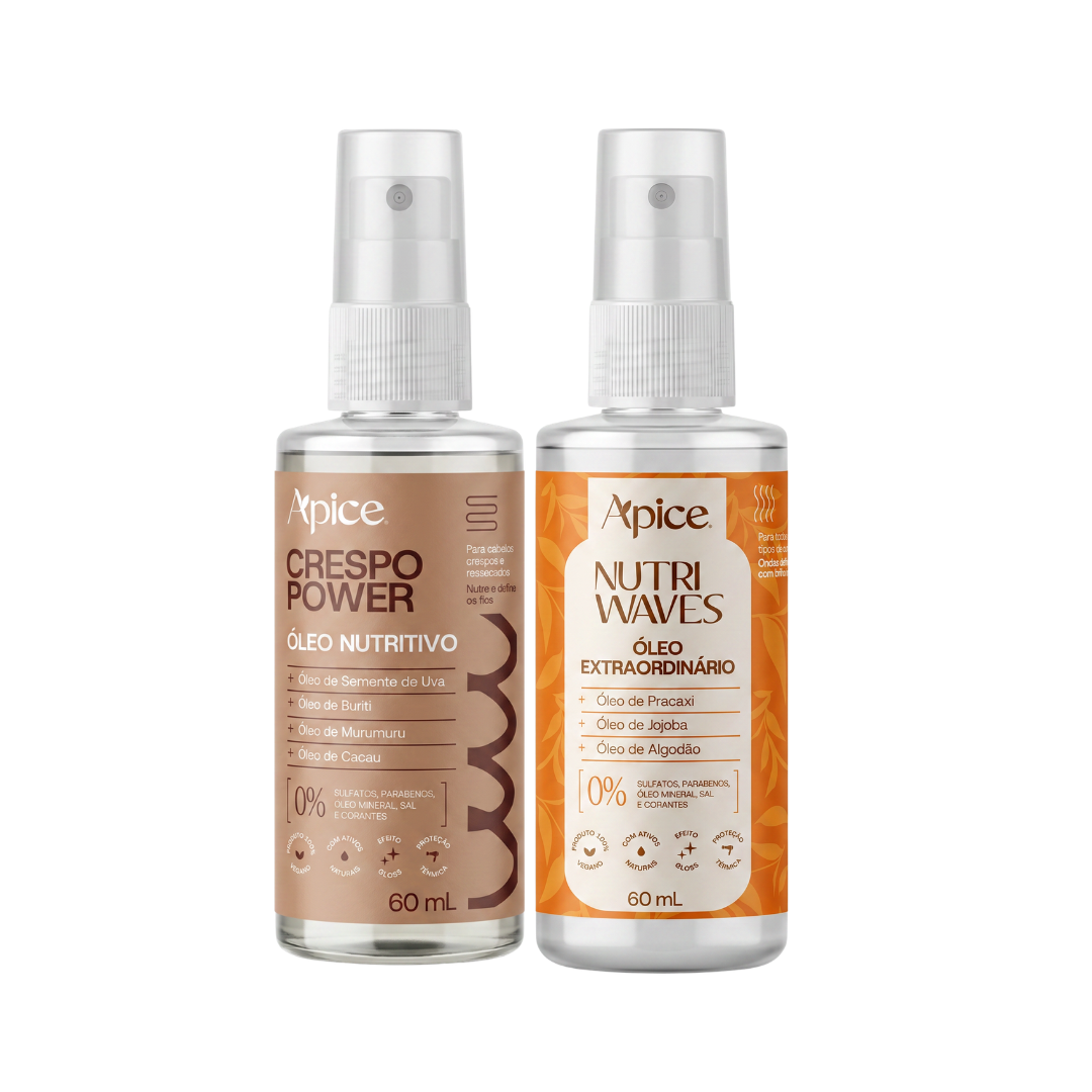 Kit Dupla Óleos - Crespo Power e Nutri Waves