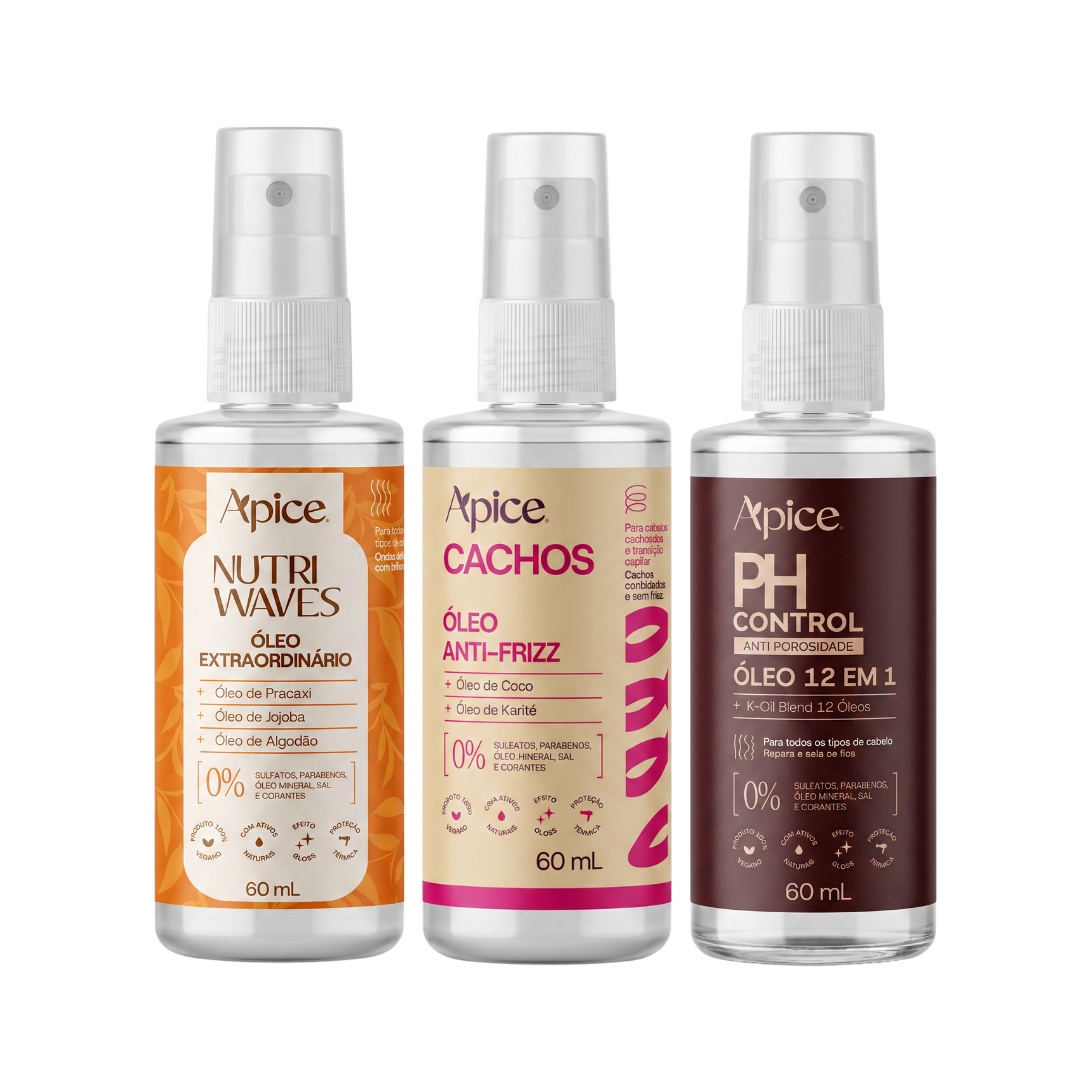 Kit Mix Finalização Óleos Ápice