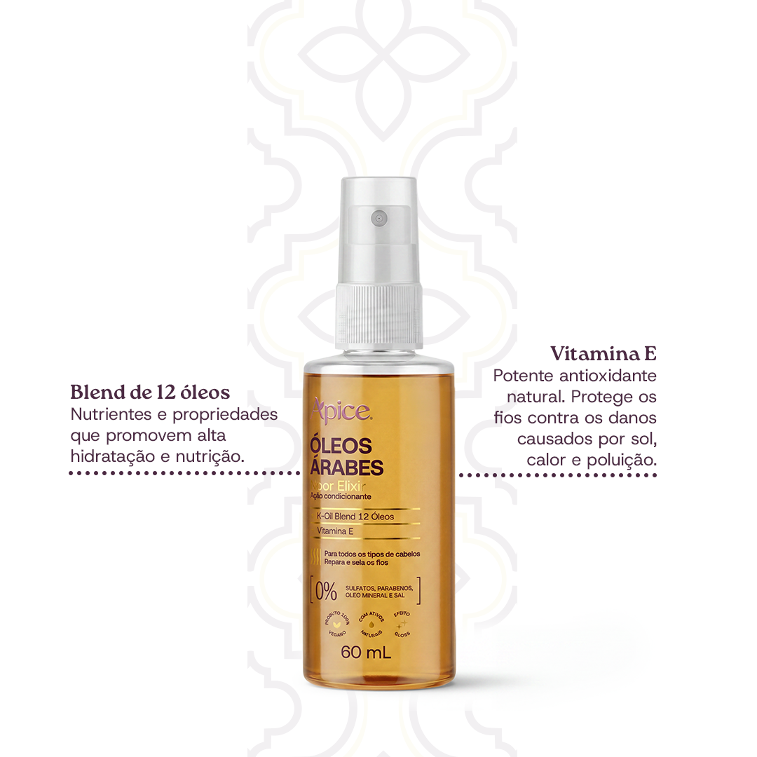 Óleo Árabe Noor Elixir 60ml