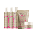 Kit Cachos Essence - Shampoo, Condicionador, Gelatina, Refil Ativador e Máscara (5 ITENS)