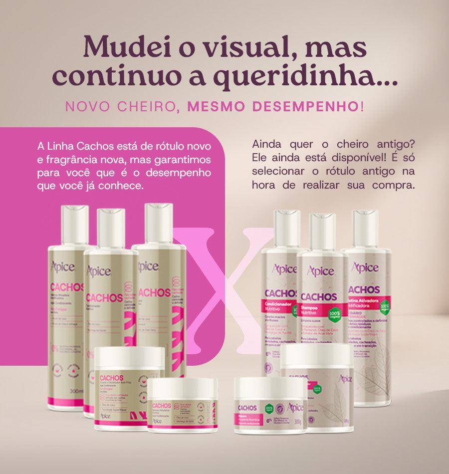 Kitão Cachos - Shampoo, Condicionador, Gelatina, Ativador, Mousse e Máscara - todos os tamanhos