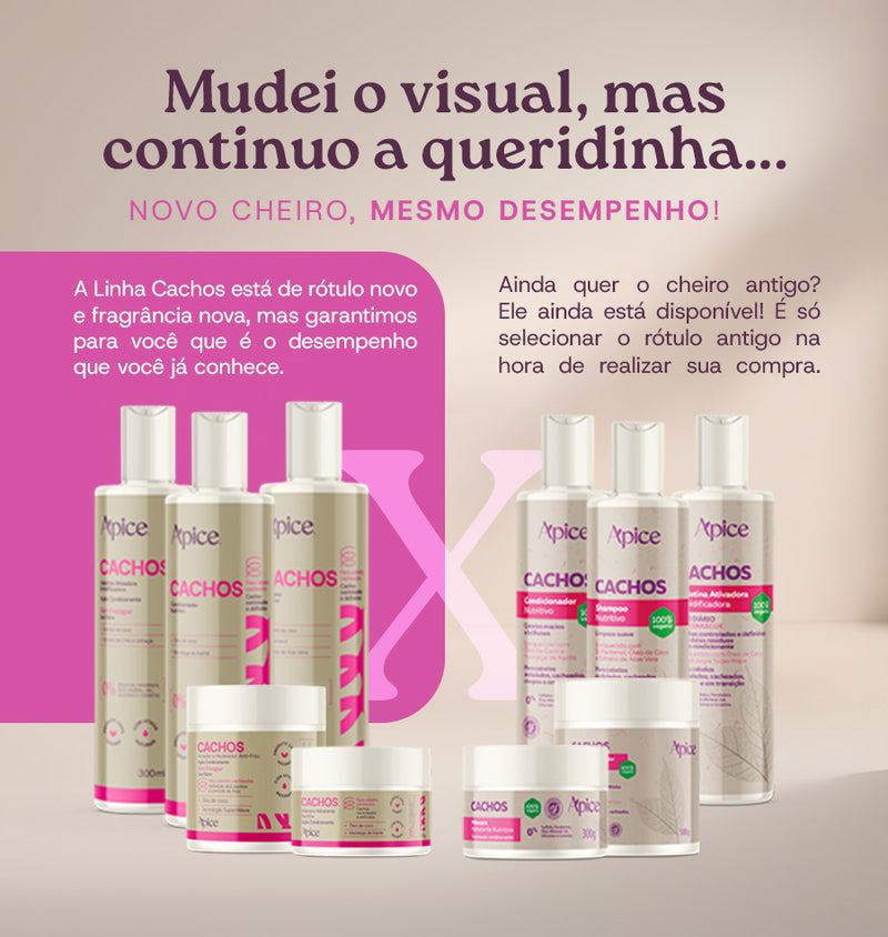 Kitão Cachos NOVA FRAGRÂNCIA 1000 ml - Shampoo e Condicionador (2 ITENS)