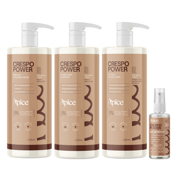 Kitão Crespo Power 1000ml e Óleo (4 itens)
