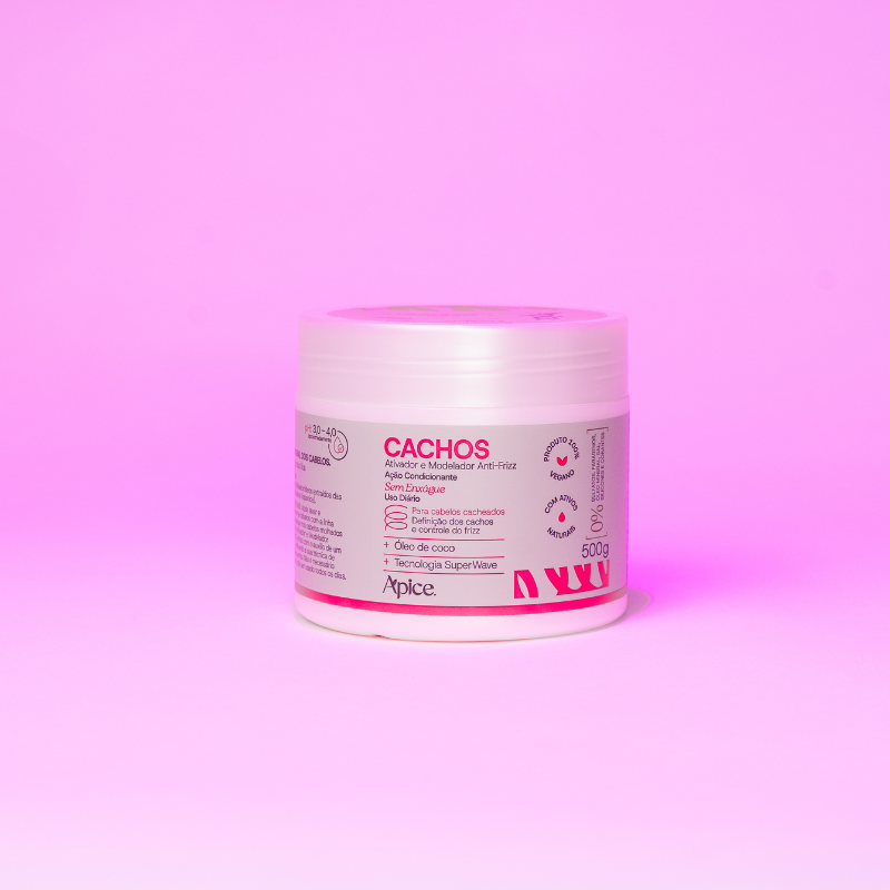 Kit Cachos NOVA FRAGRÂNCIA - Shampoo, Máscara e Ativador de Cachos (3 itens)