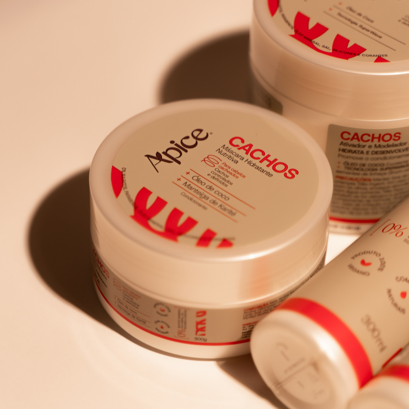 Kit Cachos NOVA FRAGRÂNCIA - Shampoo, Condicionador e Máscara (3 ITENS)