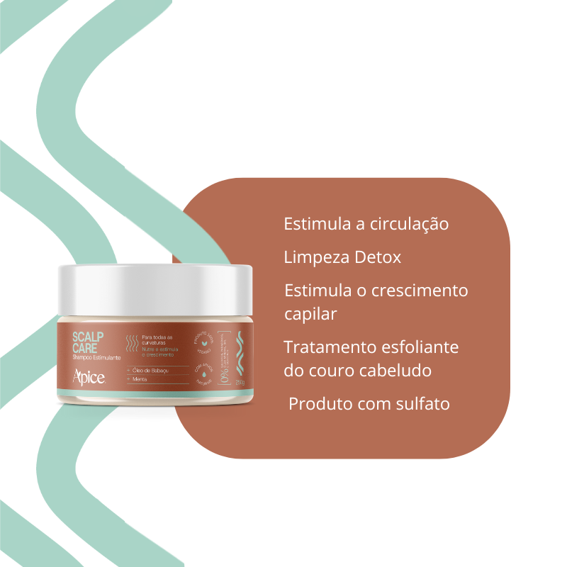 Kit Scalp Care - Shampoo, Condicionador, Máscara, Shampoo em pasta e Tônico (5 ITENS)
