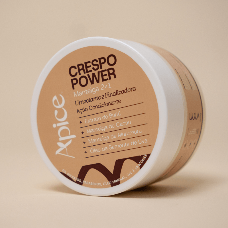 Kit Crespo Power - Co Wash, Condicionador, Gelatina, Mousse e Manteiga (5 itens)