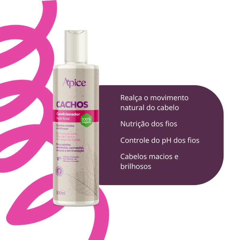 Kit Cachos - Shampoo, Condicionador, Gelatina, Máscara e Refil Ativador (5 ITENS)