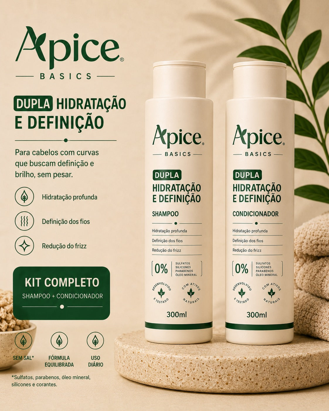 Kit Dupla Hidratação e Definição