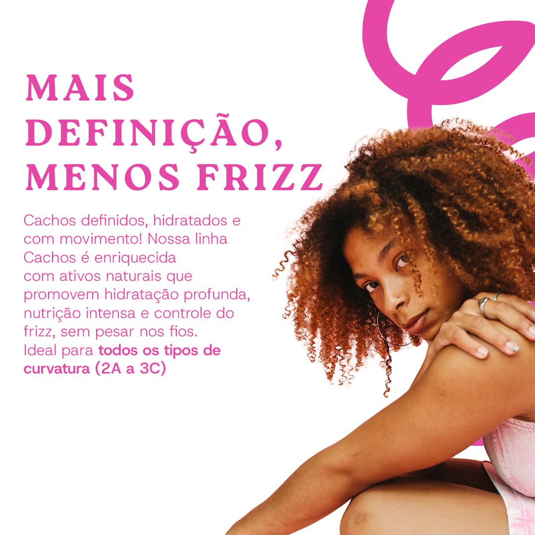 Ativador e Modelador Anti-Frizz Cachos 500g