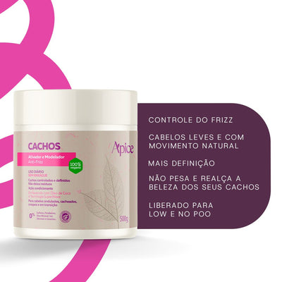 Ativador e Modelador Anti-Frizz Cachos 500g