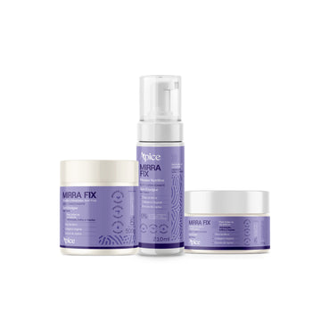 Kit Mirra Fix - Ativador, Gelatina e Mousse (3 ITENS)