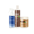Kit Creme de Pentear Crespo Power, Gelatina Ativadora Crespo Power e Acqua Cream (3 itens)