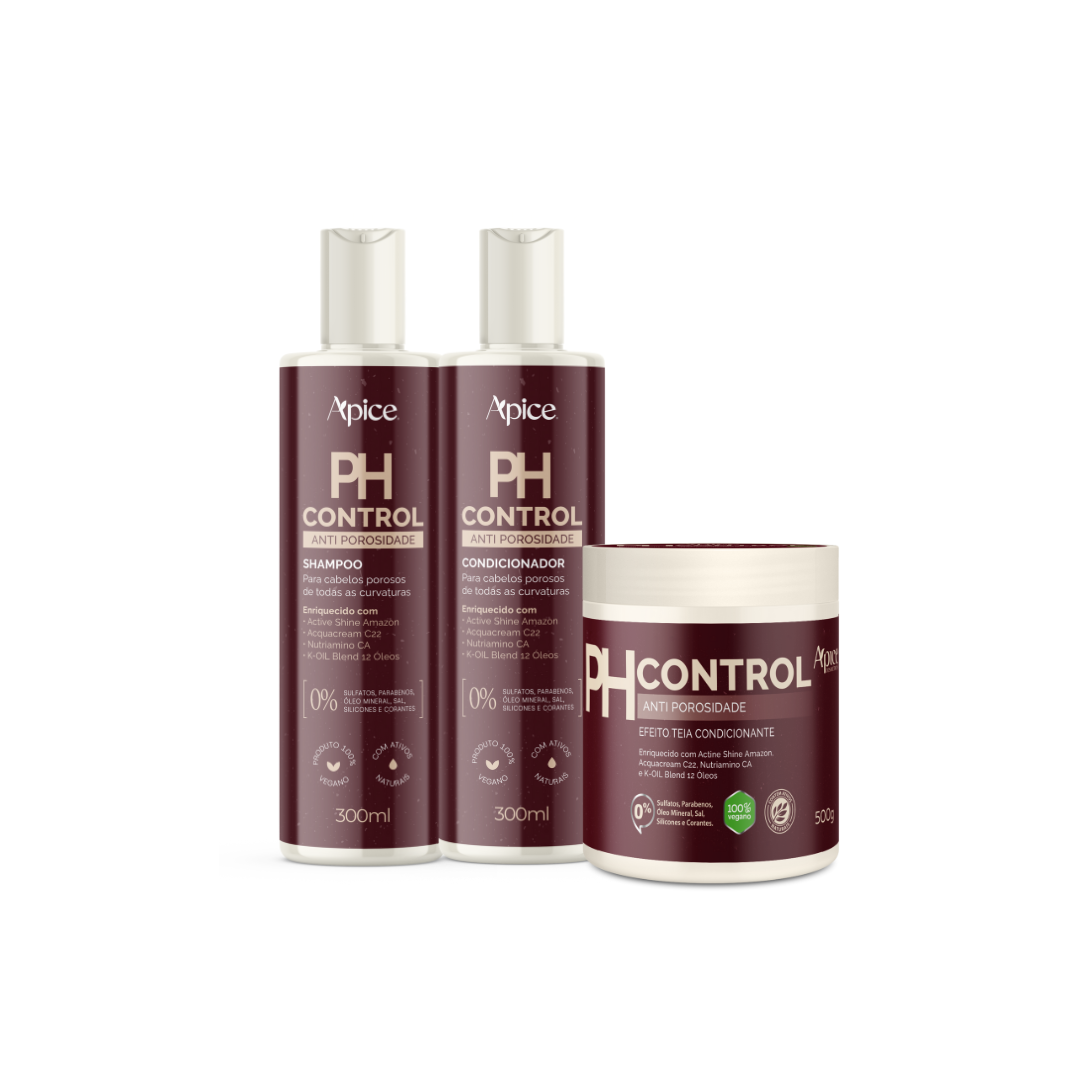 Kit Ph Control - Shampoo, Condicionador e Máscara 500g (3 itens) - Image 1