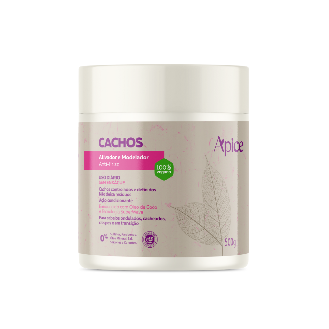 Ativador e Modelador Anti-Frizz Cachos 500g