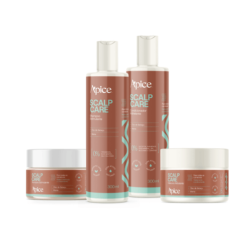 Kit Scalp Care - Shampoo, Condicionador, Máscara e Shampoo em