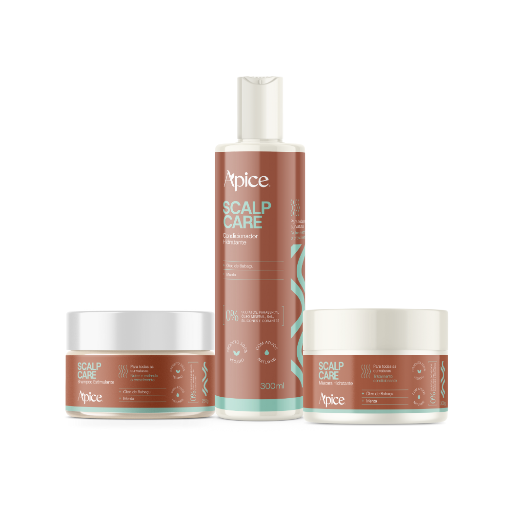 Kit Scalp Care - Shampoo em pasta, Condicionador e Máscara (3 itens) - Image 1