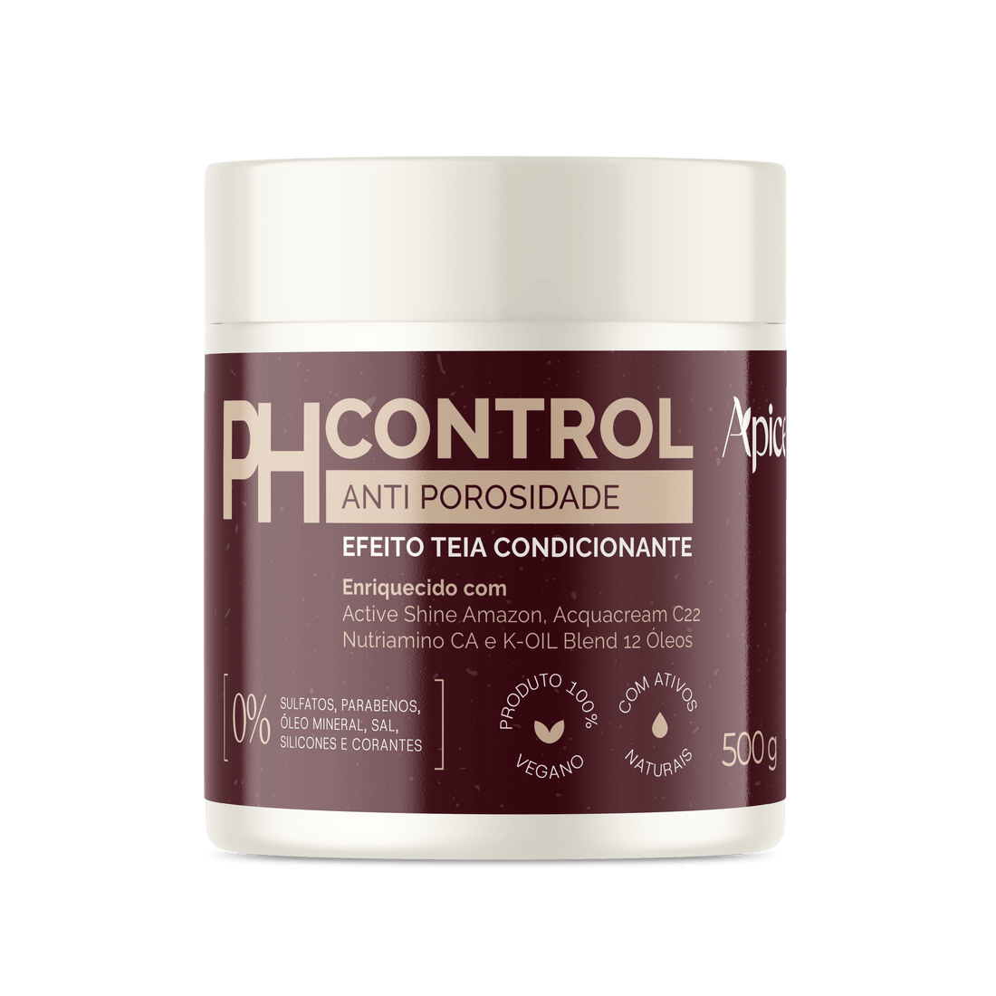 Tratamento Anti Porosidade PH CONTROL 500 gr - Máscara Acidificante Tratamento Condicionante