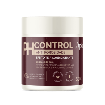 Tratamento Anti Porosidade PH CONTROL 500 gr - Máscara Acidificante Tratamento Condicionante