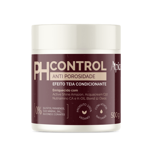 Tratamento Anti Porosidade PH CONTROL 500 gr - Máscara Acidificante Tratamento Condicionante